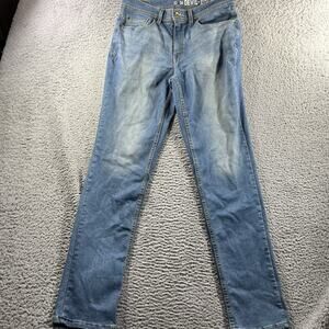 Devil-Dog Dungarees Men's 32x34 Athletic Fit Straight Jeans Stretch Blue DD5003